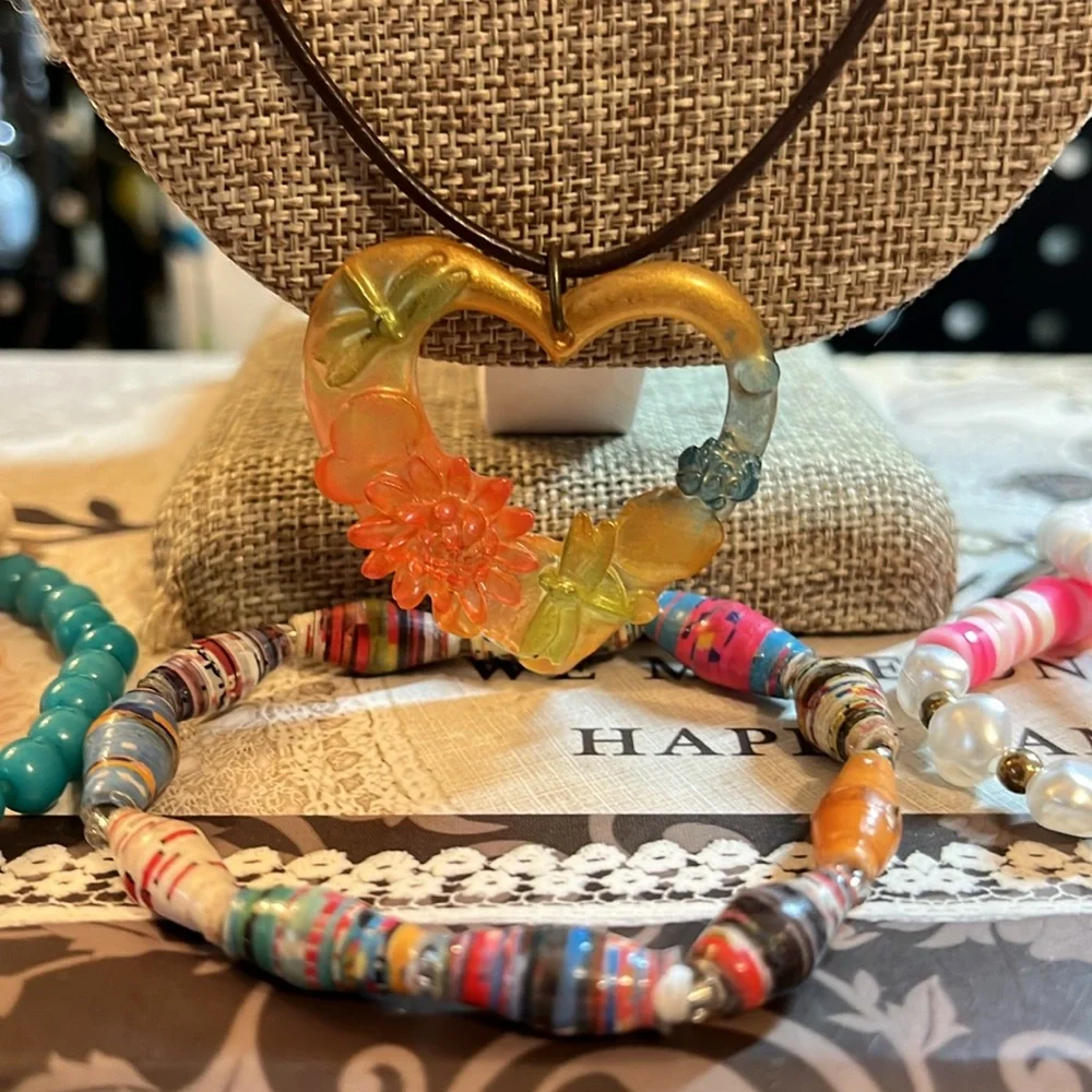 Boho jewelry lot, 14 pieces - Picture 4 of 11